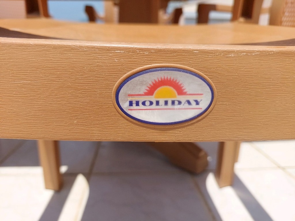 Papatya 6 Kişilik Bahçe Balkon Masa – 6 Holiday Sandalye – Çok temiz - 5