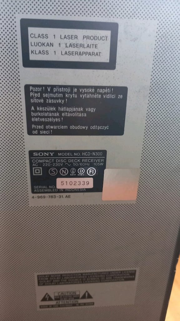 SONY LBT N300 MÜZIK SETİ GÖVDE - 5