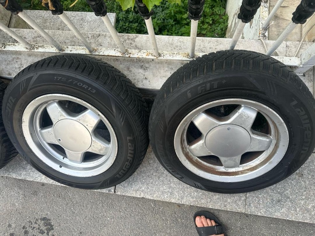 CMS 40 jant Yeni Ayarında Laufen kışlık lastik takımı 175 70 13 4x100 - 7