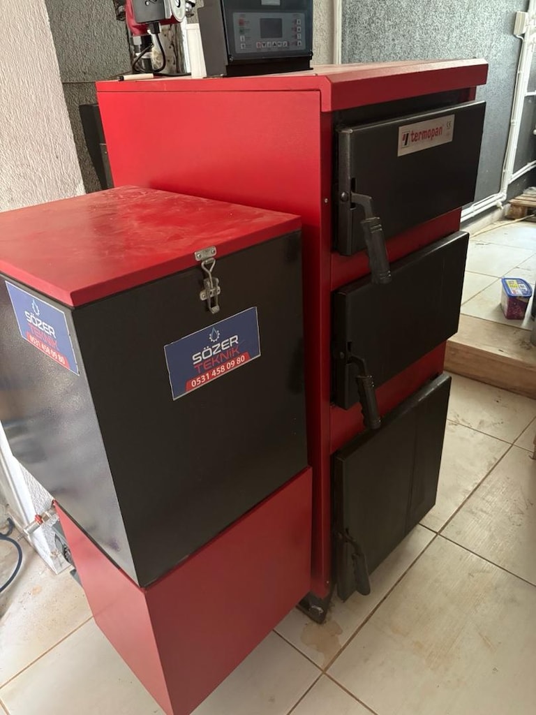TERMOPAN 46kW Otomatik Yüklemeli Stokerli Kat Kaloriferi Kazanı(Temiz) - 3