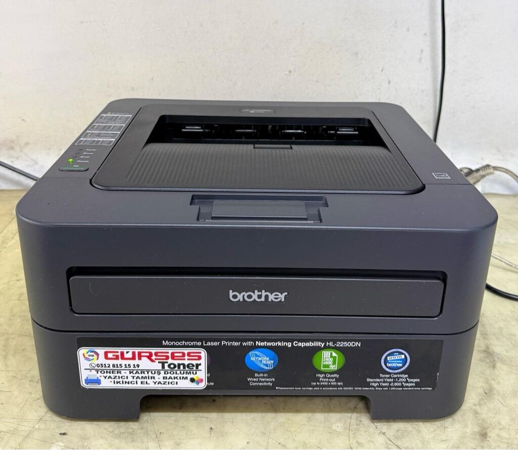 YAZICI BROTHER HL2250DN LASER Ekonomik Bakımlı Networklu - 2