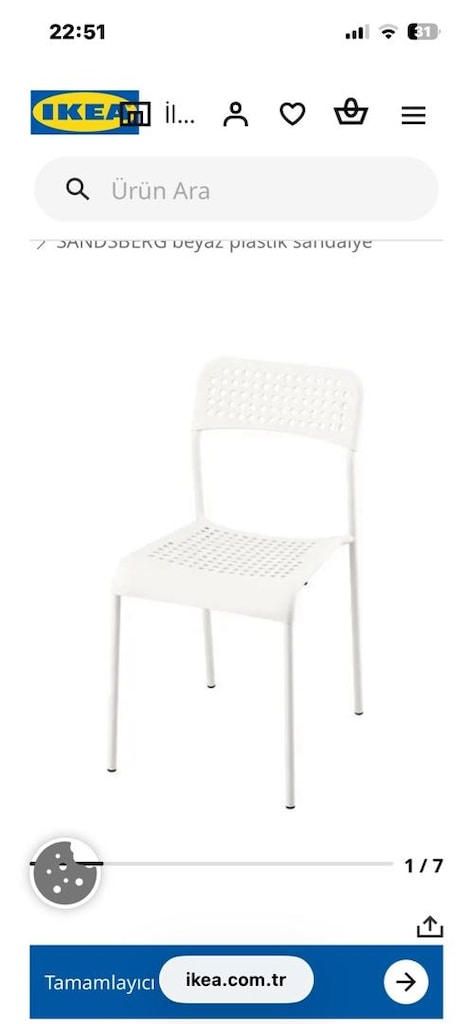 Ikea Minimalist Tasarım Masa Sandalye Takımı - 2