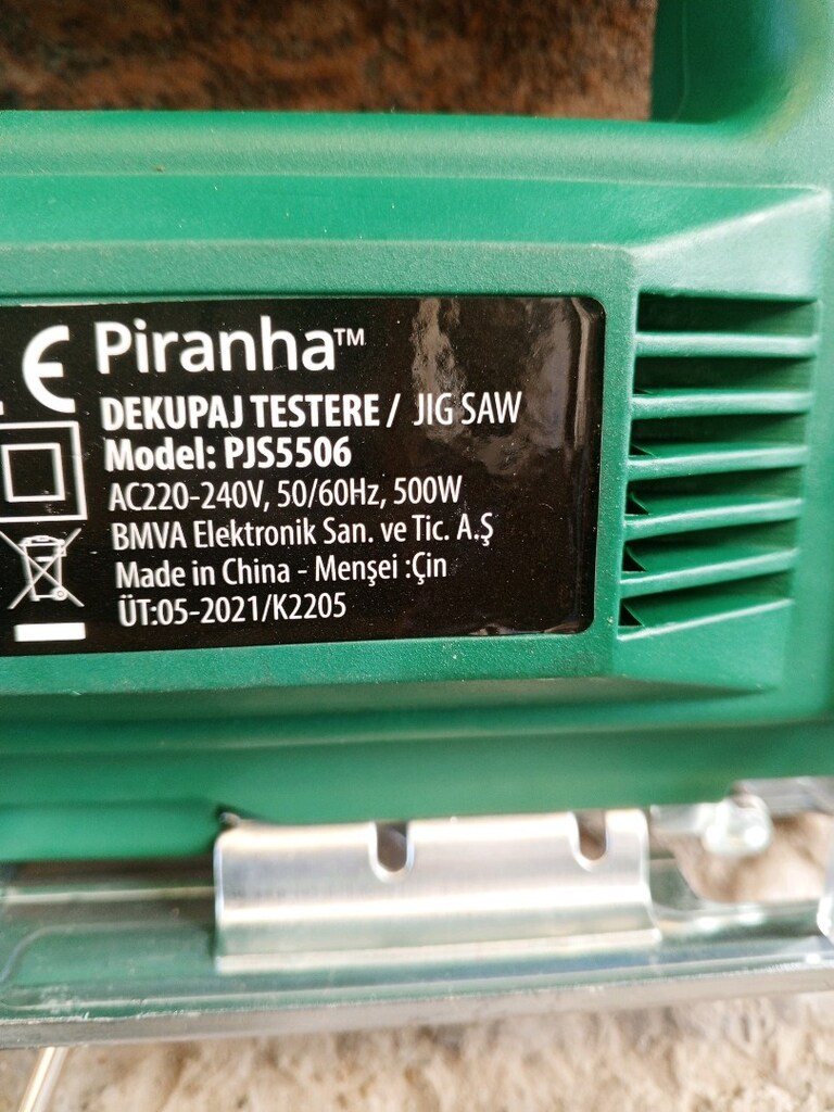 piranha dekupaj marka testere sıfır hiç kullanılmadı pazarlık olur - 5