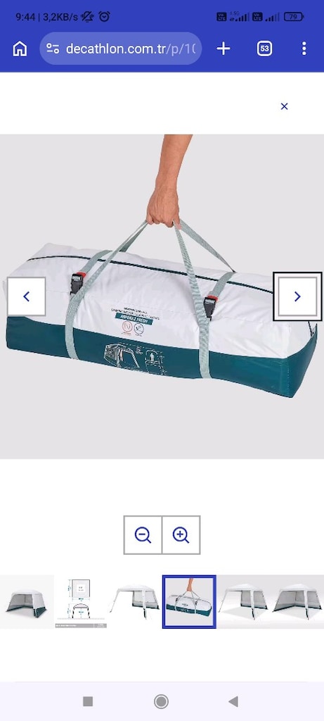 Arpenaz base fresh çadır gölgelik - 5