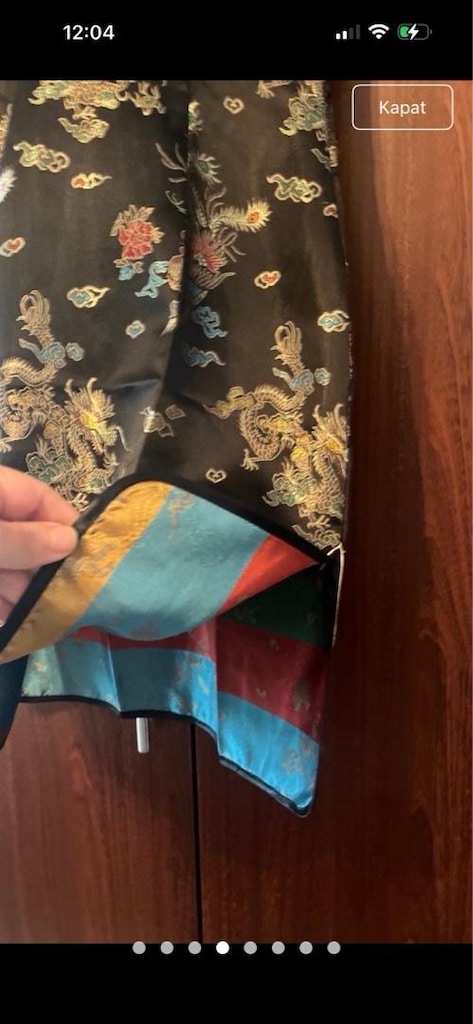 Çin geleneksel cheongsam elbise - 3