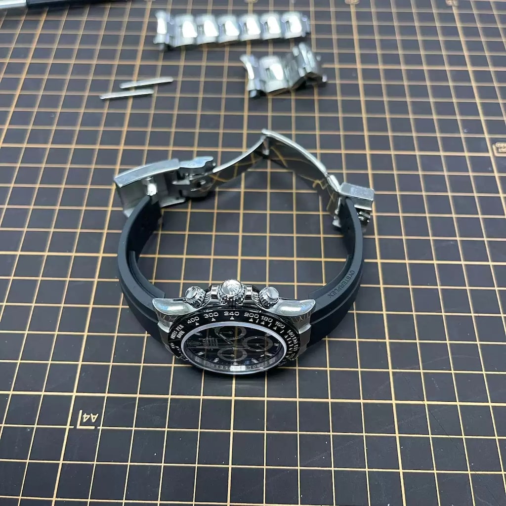 Rolex Rubber B Kordon Swiss made - 5
