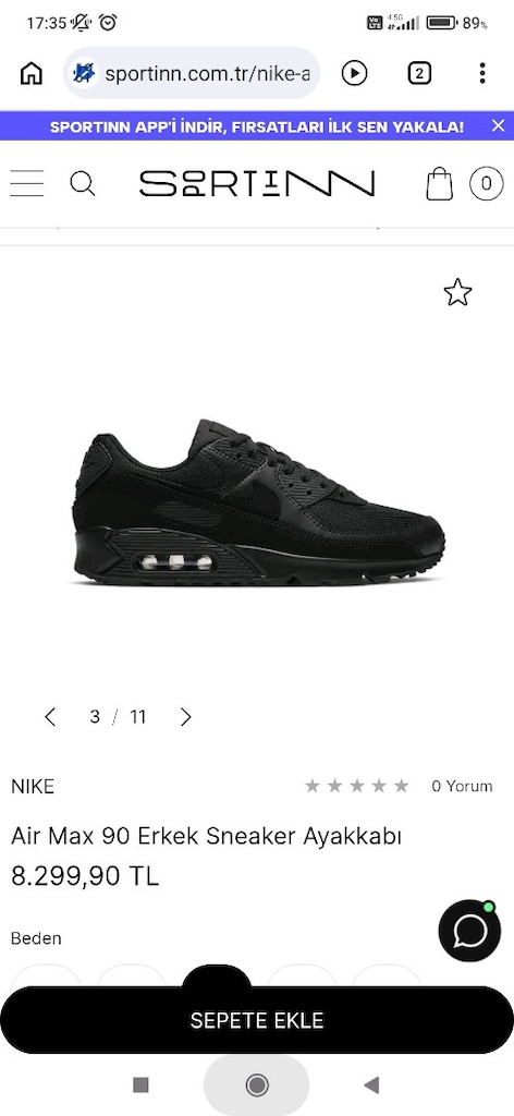 Air Max 90 Erkek Sneaker Ayakkabı & CN8490-003 - 8