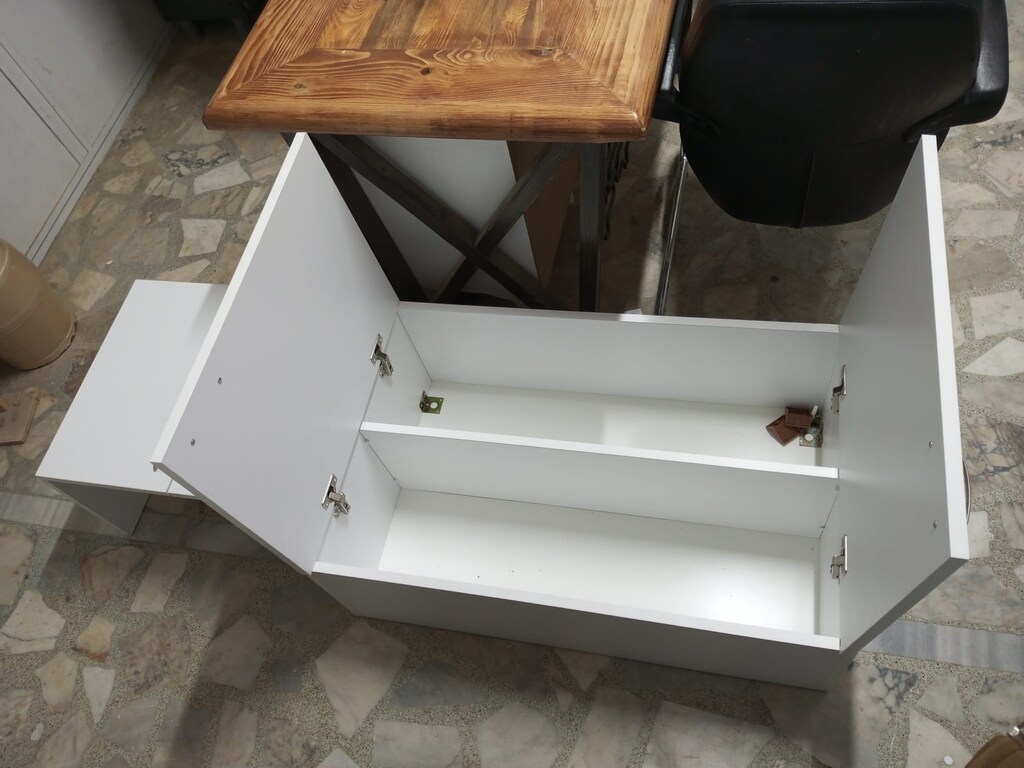 150 cm mutfak üst dolabı aspiratörlü model beyaz - 7
