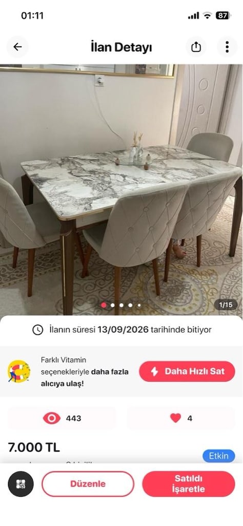 yemek masası - 6