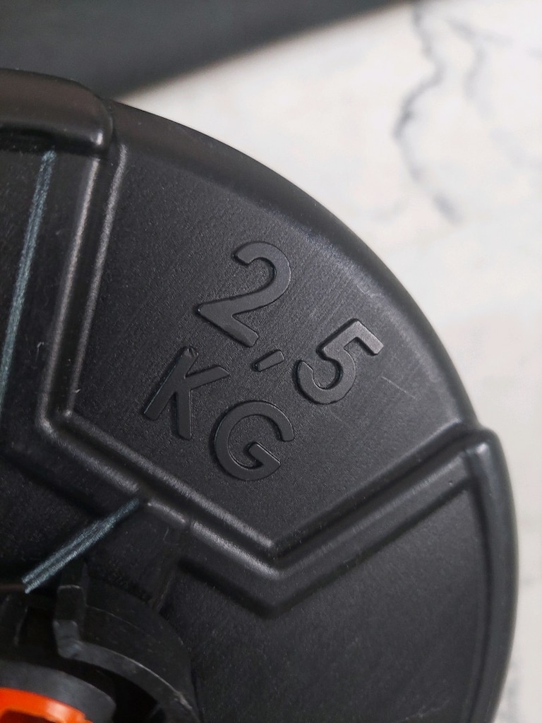 ECG Dambıl ağırlık plakaları. 20 kg. lık set.Set içeriği son resimde. - 12