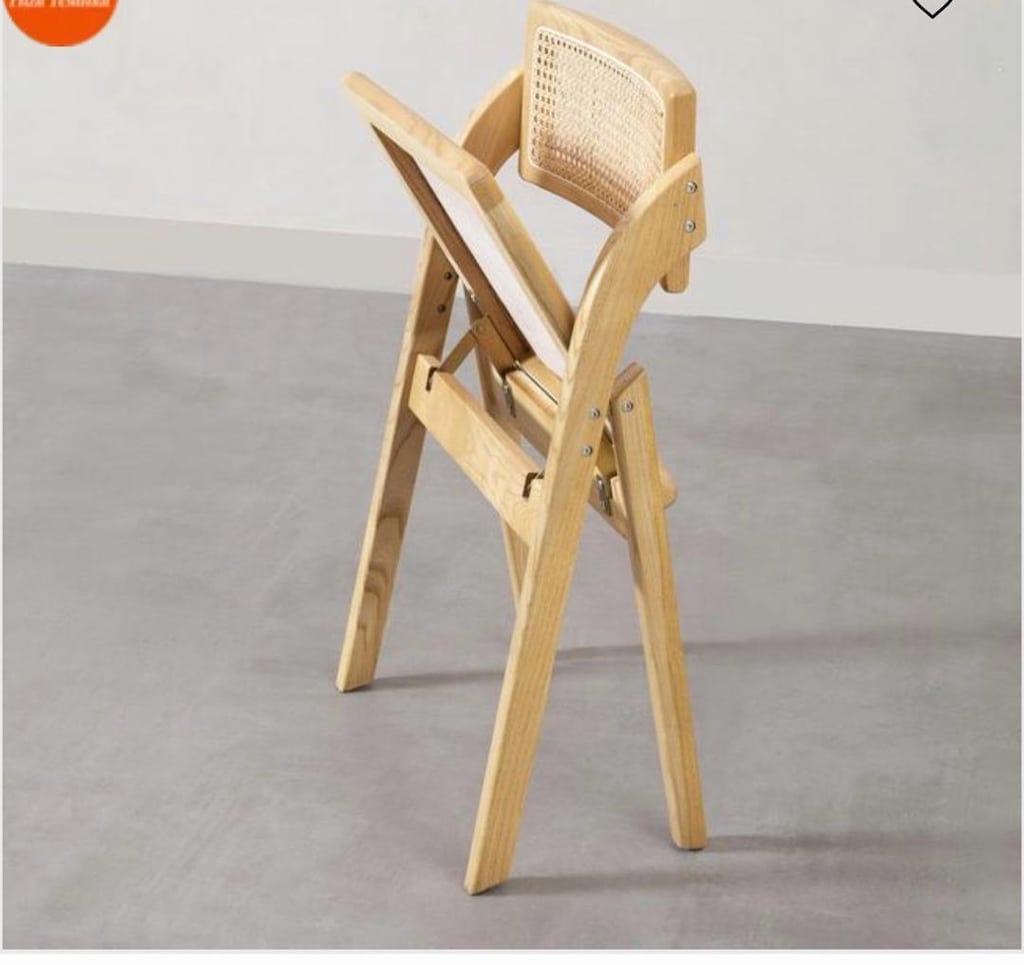 katlanır rattan sandalye 6 adet - 3