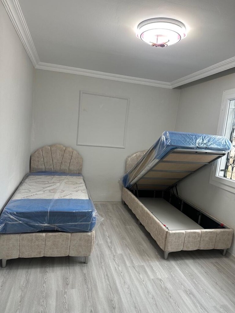 görülmemiş dev kapmanya ultra lüks tek kişilik baza başlık yatak sıfır - 4