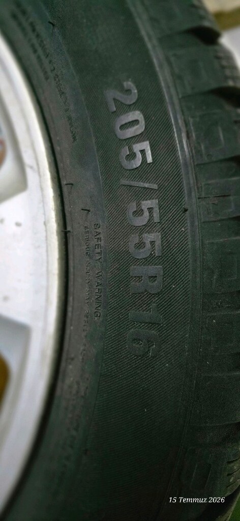 Orjinal makyajlı 2007 kasa Honda Accord jant Yeni kışlık lastik birlik - 3