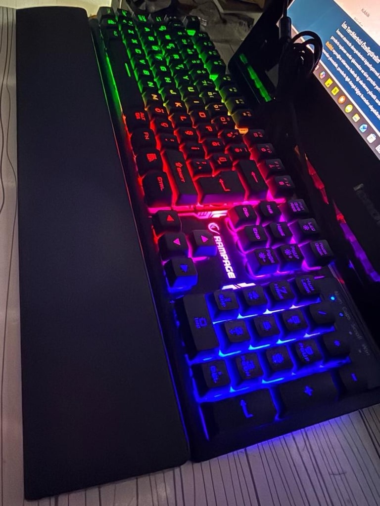 Rampage Runner KB-RX77 Membrane Switch Kablolu Oyuncu Klavyesi - 3