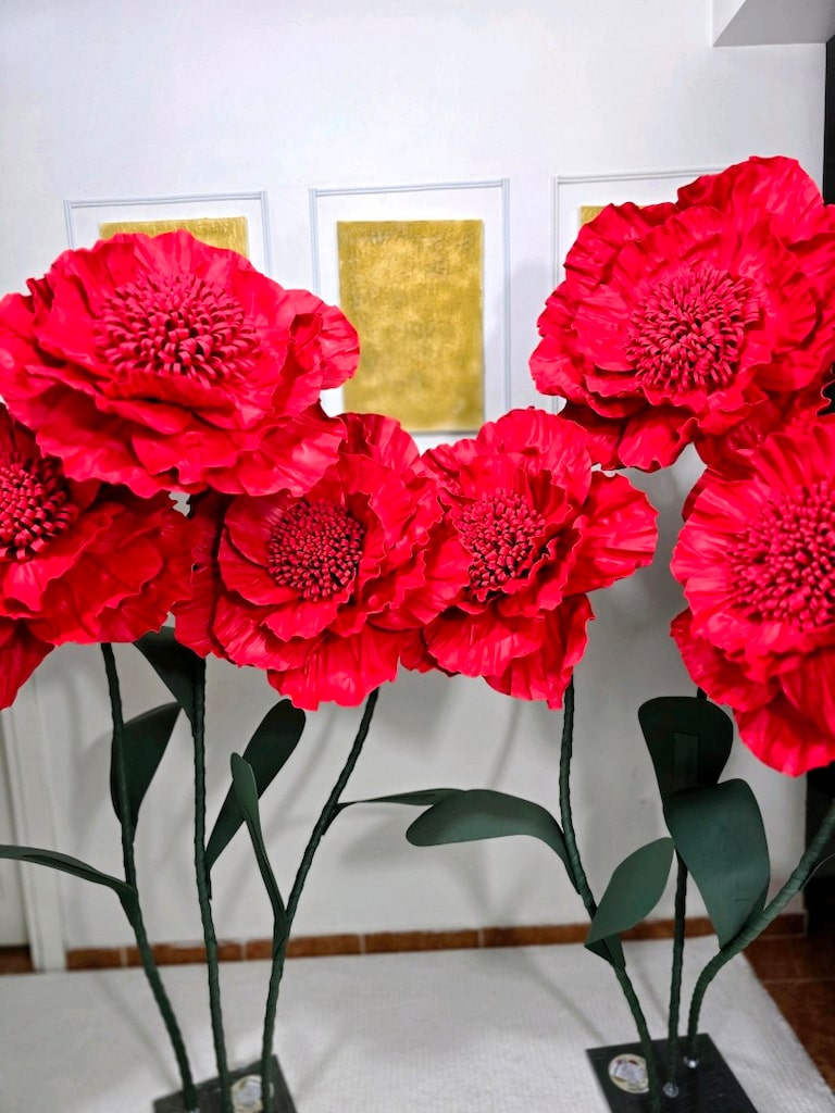 3lü güller kırmızı - 8