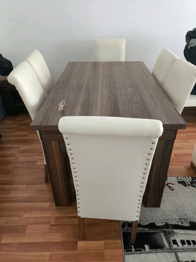 3+2+1 koltuk takımı , 6*sandalye ve MDF yemek masası ,MDF TV ünitesi - 4