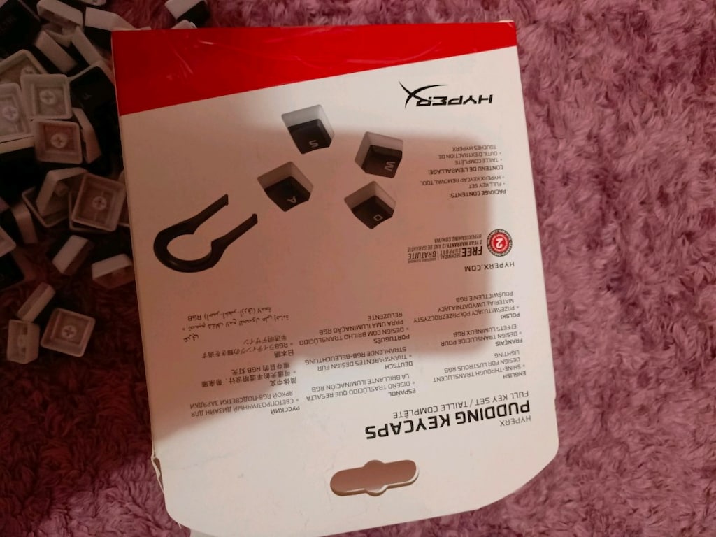 Hyperx pudding keycaps UK - 3