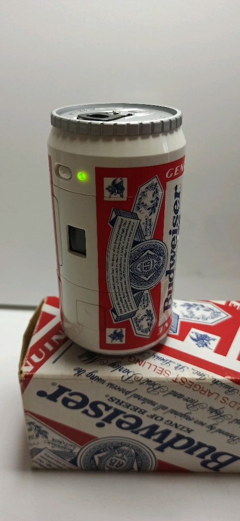 Koleksiyonluk fotoğraf makinesi , Budweiser kutusu görünümlü, karton k - 9