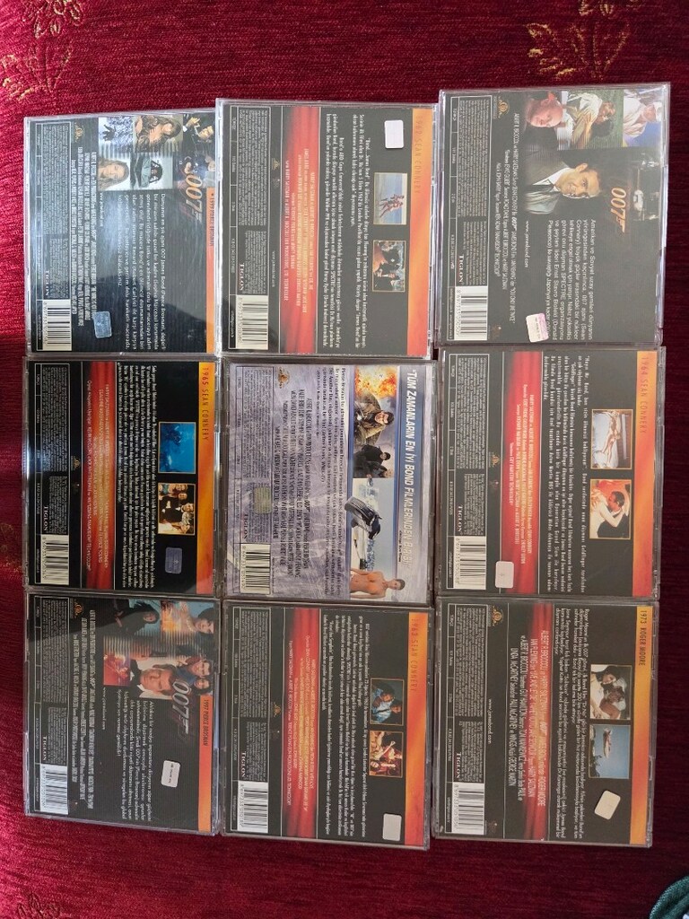ORJİNAL JAMES BOND 007 VCD KOLEKSİYONU - Türkçe - 2