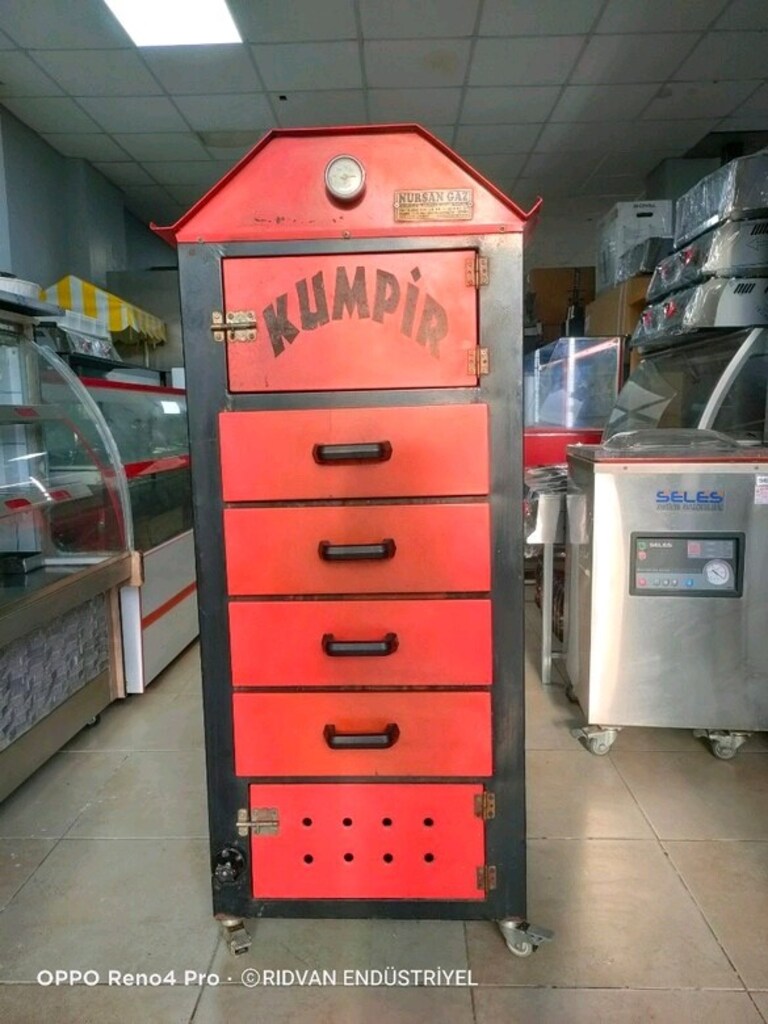 kumpir fırını tüplü ısıtmalı kumpir fırın kumpir makinesi - 15