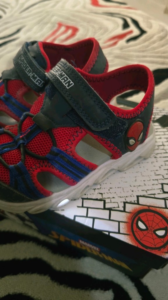 ışıklı spider man sandalet - 3