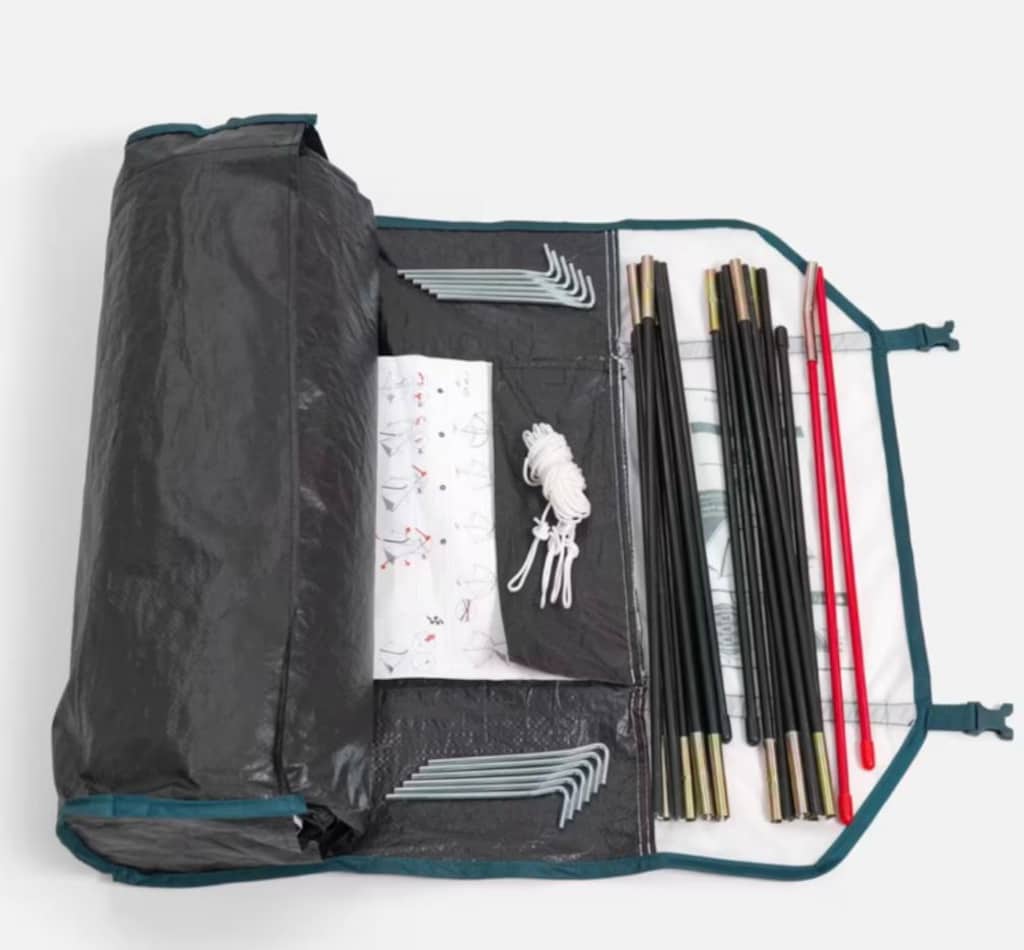 3 Kişilik Fresh & Black Çadır + Çift Kişilik Şişme Yatak + Pompa - 8