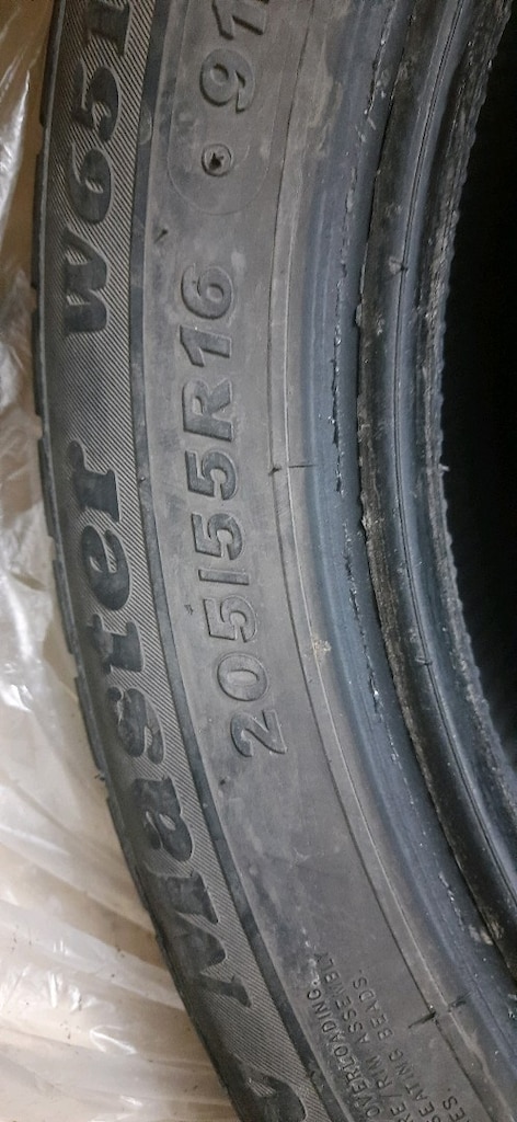 4 adet kislik 16 55 205 lastik - 5