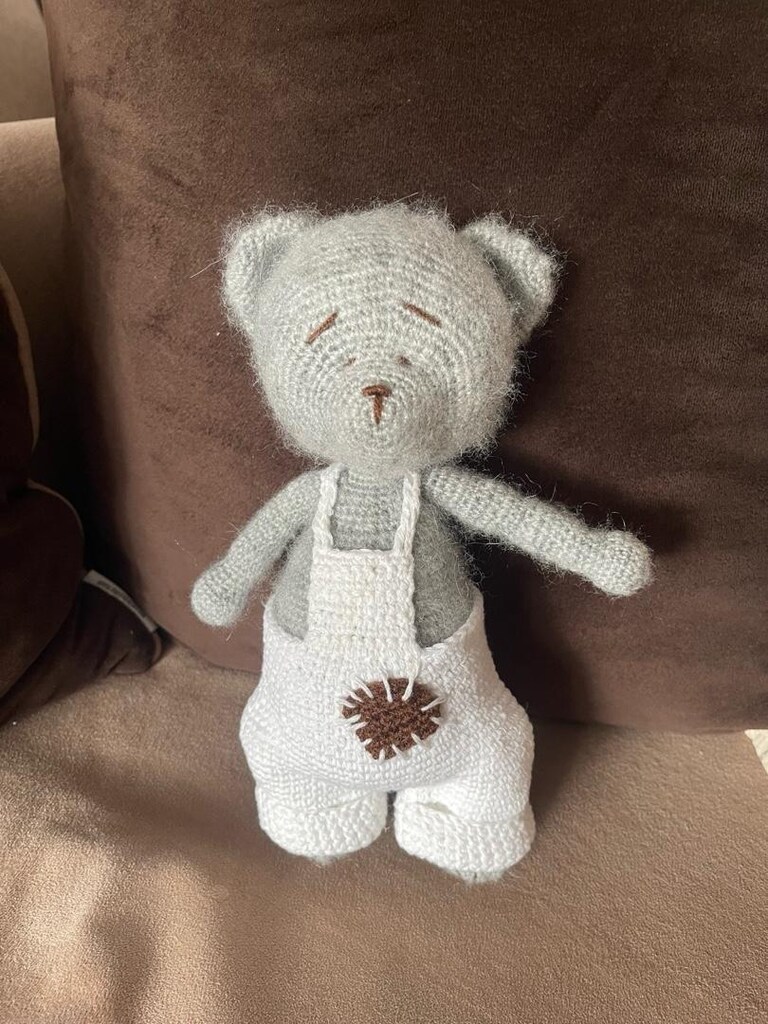 elemeğim amigurumi sevimli ayıcık 26 cm - 8