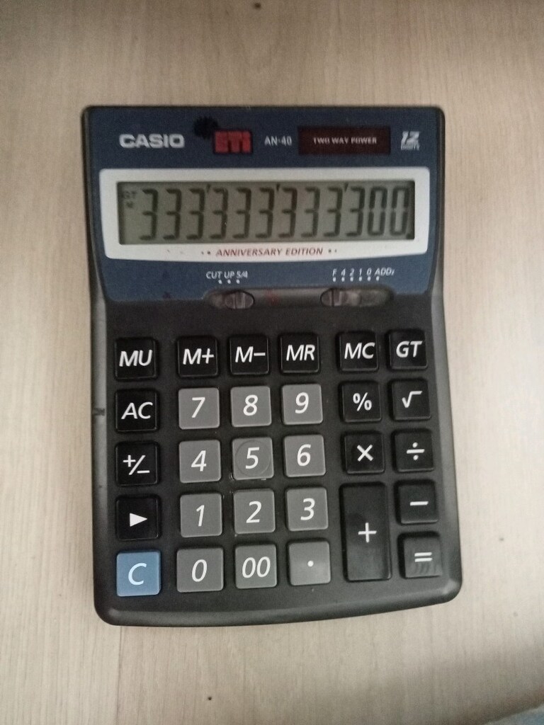 casio an-40 12 hane gunes enerjisi ile çalışan hesap Makinesi - 3