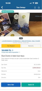 dekoratif kristal vazo - 6