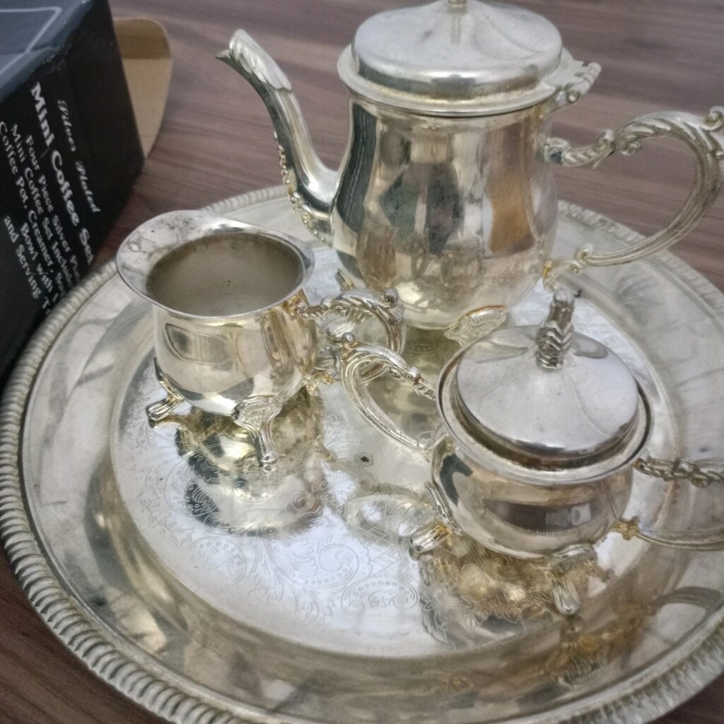 Mını Gumus Kahve Sunumluk Takım - 2