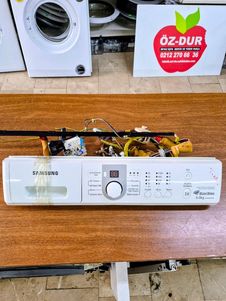 Samsung WF0600NCW Çamaşır Makinesi Ön Panel Kart Tesisat Tam Set - 2