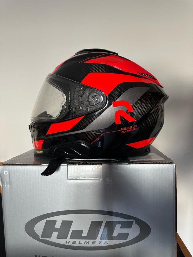 Hjc rpha 71 carbon kırmızı kask - 6