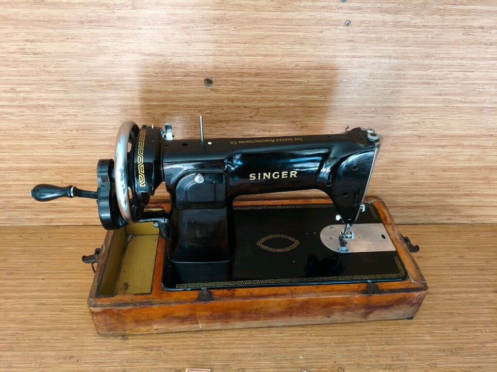 Singer 191y1 dikiş makinesi elle çevirmeli - 4