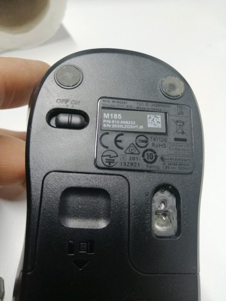 Logitech M185 kusursuz mouse - 3