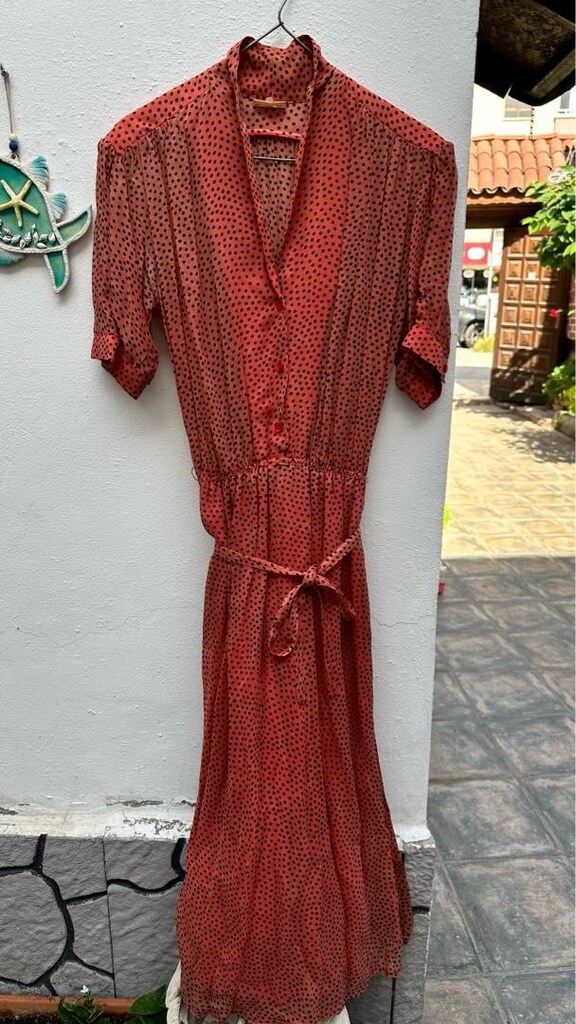 Wintage bayan (İngiliz) maxi elbise (38-40 beden) - 3