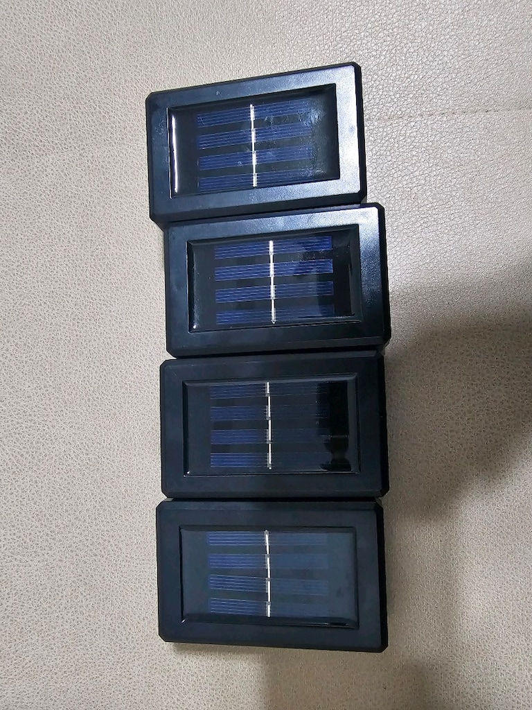 Tekli Solar Bahçe Aydınlatması Güneş Enerjili Duvar Lambası Çift Taraf - 3
