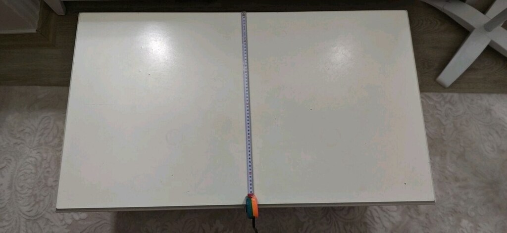 MDF Minimalist Beyaz Dikdörtgen Masa - 5