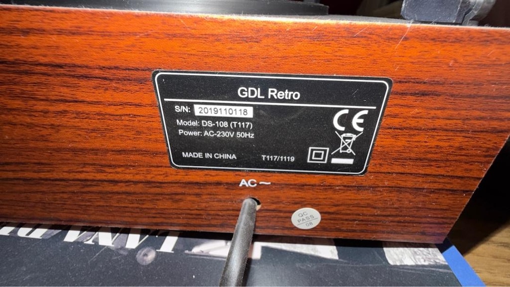 GDL Retro DS-108 Ahşap Pikap / Plak Çalar – Dahili Hoparlörlü - 2