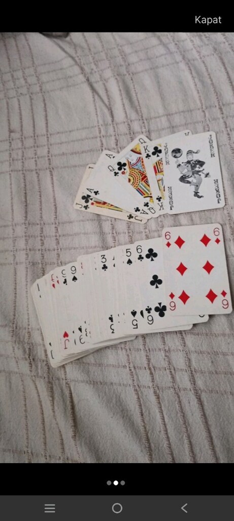 Royal vintage iskambil kağıdı - 2