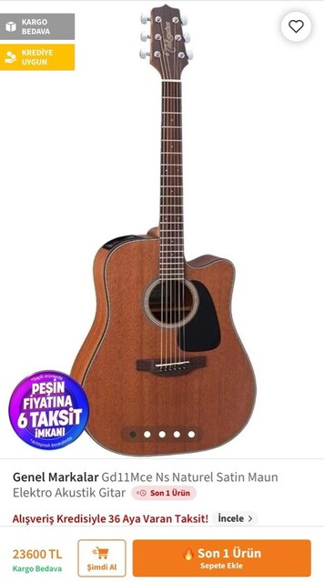 Akustik gitar