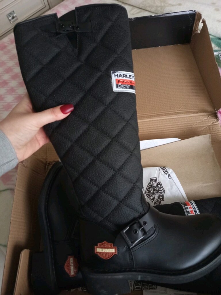 Bayan Çizme Harley Davidson