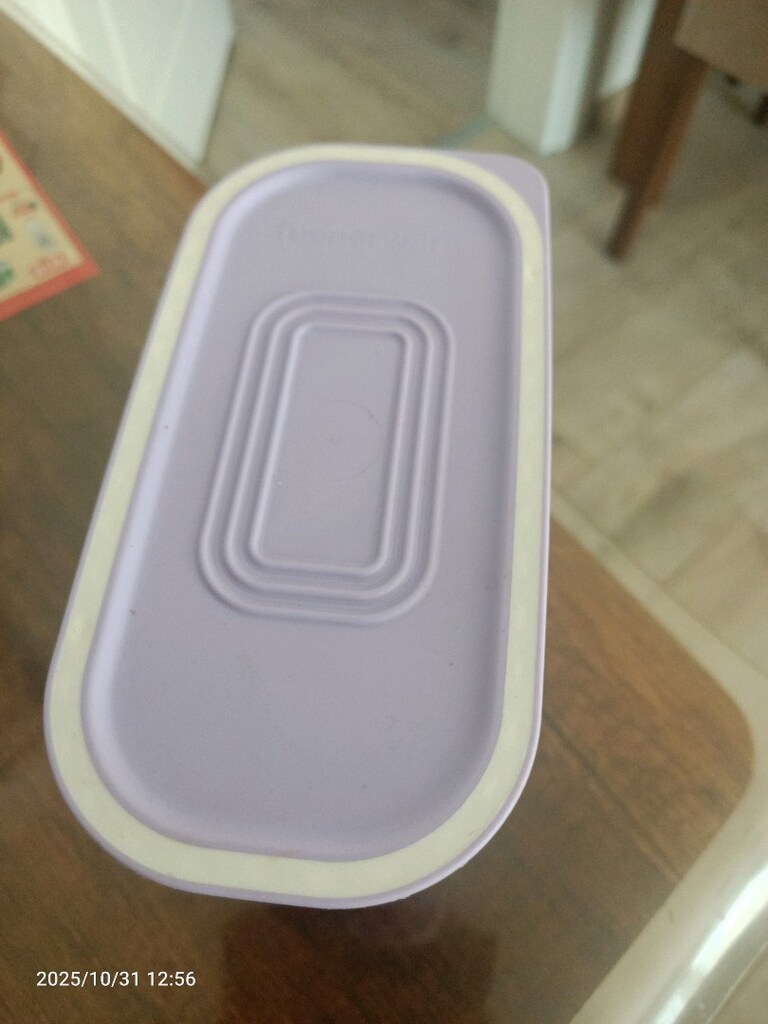 yeni tupperware lila oval saklama kabi - 10