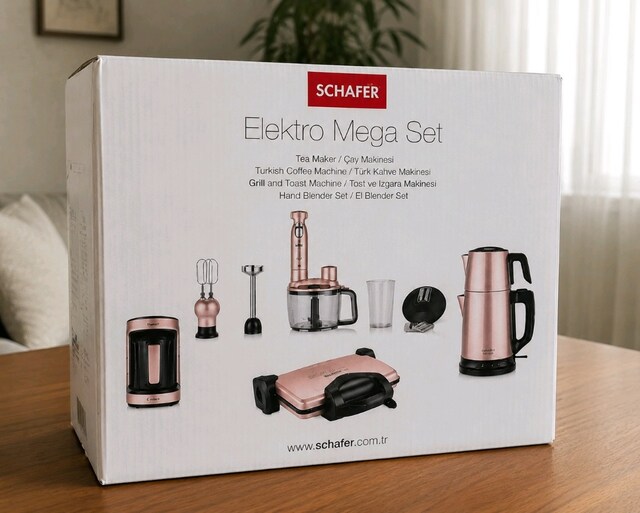 Sıfır Schafer Elektro Mega Set Rose Gold Kutulu Garantili