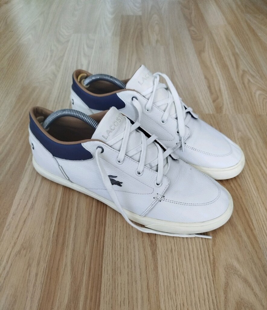 LACOSTE DERİ SNEAKER ORJİNAL - 5