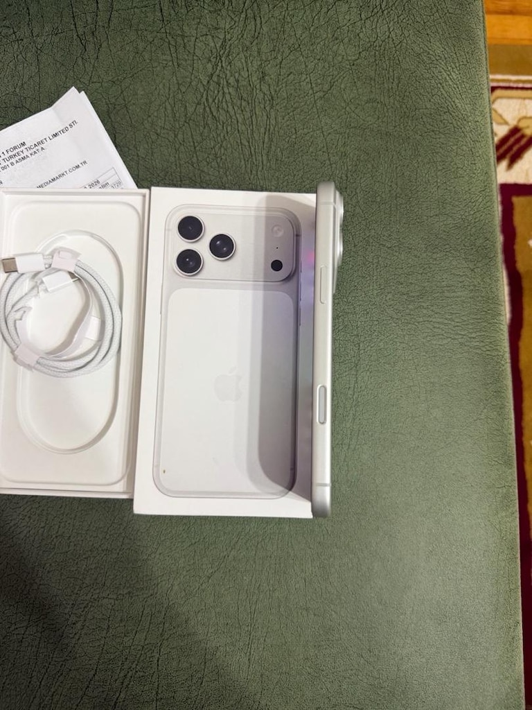 iphone 17pro max (21 ay garantili pil 100) - 6