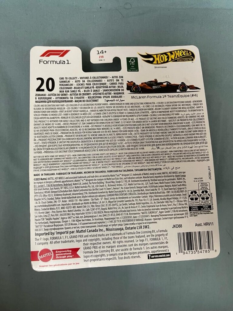 F1 McLaren Hot Wheels Premium Seri - 2