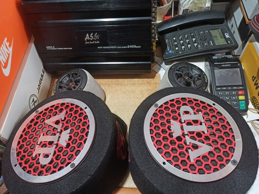 sıfır ayarında 4KANAL oto anfi 16cm mobas midrençler forx dome tiveter - 6
