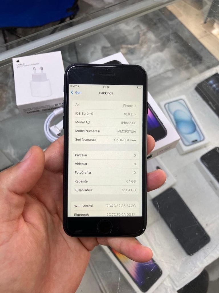 MÜHENDİSCELLDEN YURTİÇİ İPHONE SE 3.NESİL PİL %87 KUTU FATURA - 2