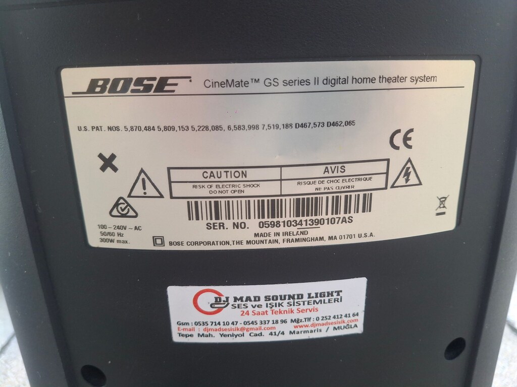 BOSE CİNEMATE GS SERIES II DIGITAL HOME THEATER SYSTEM-45.000 TL - 4
